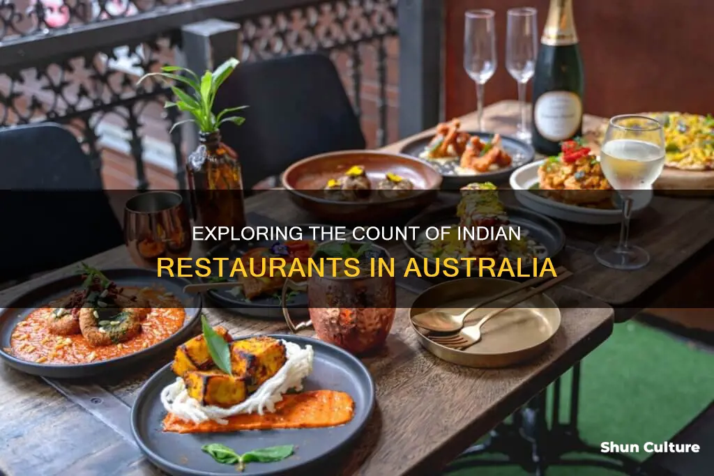 how many indian restaurants are there in australia