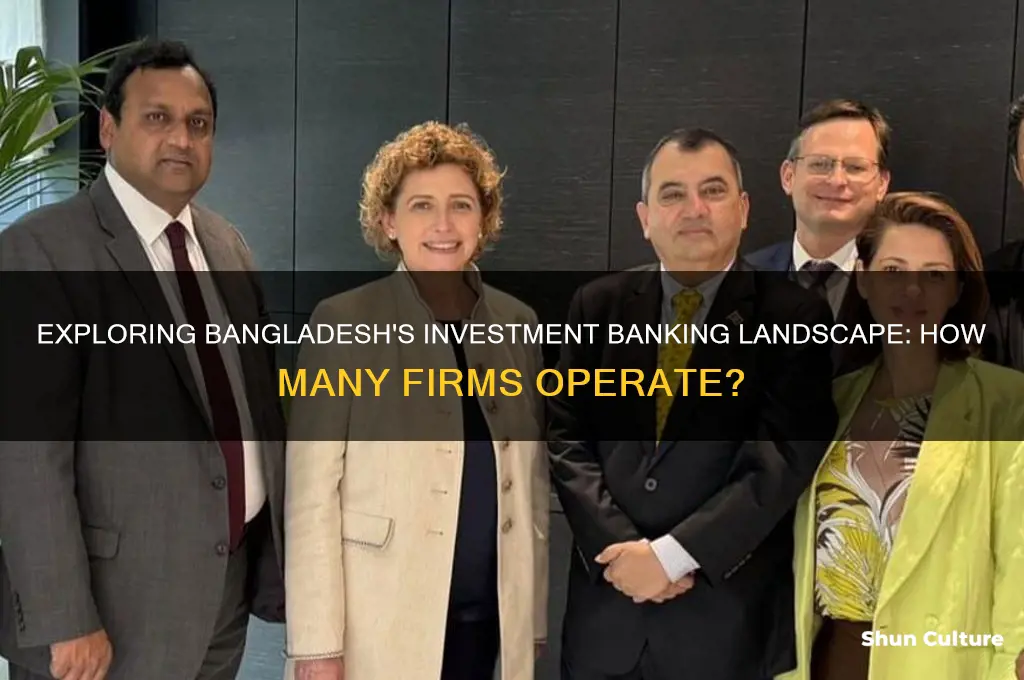 how many investment bank in bangladesh
