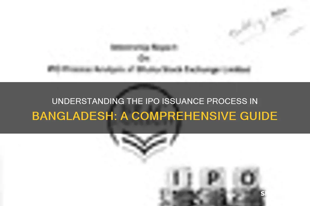 how many ipo issue process in bangladesh