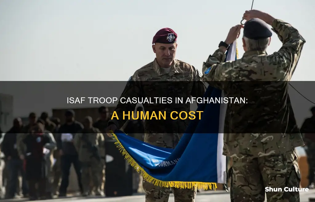 how many isaf troops have died in afghanistan