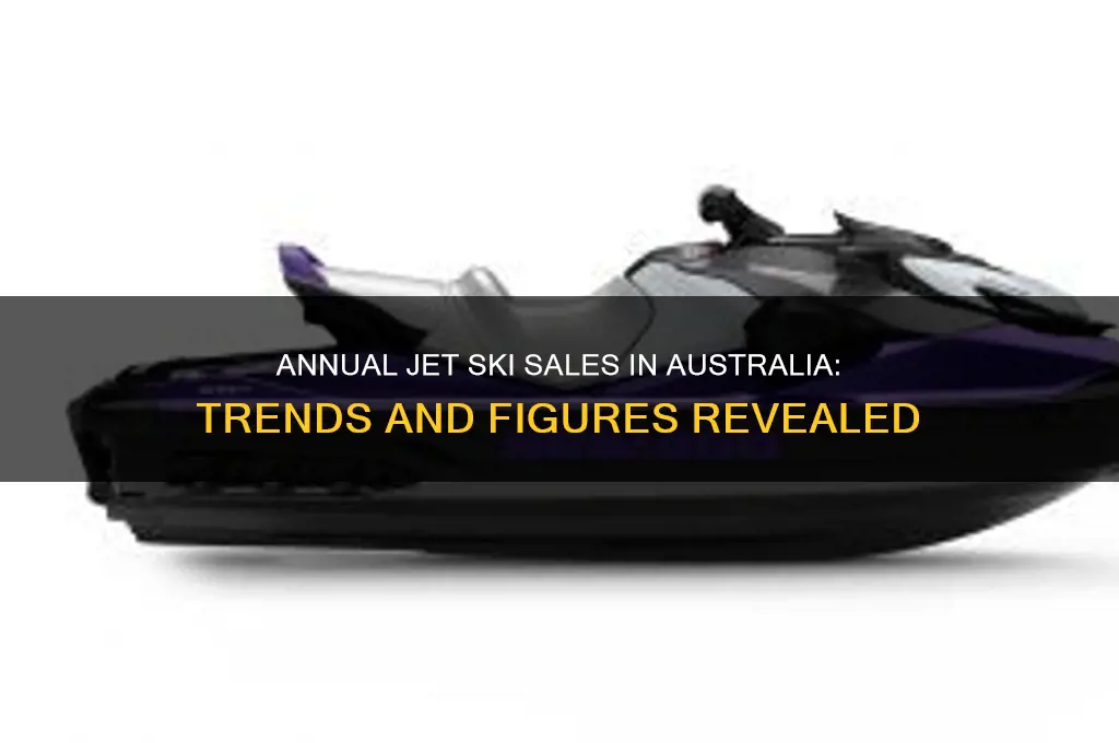 how many jet skis are sold each year in australia