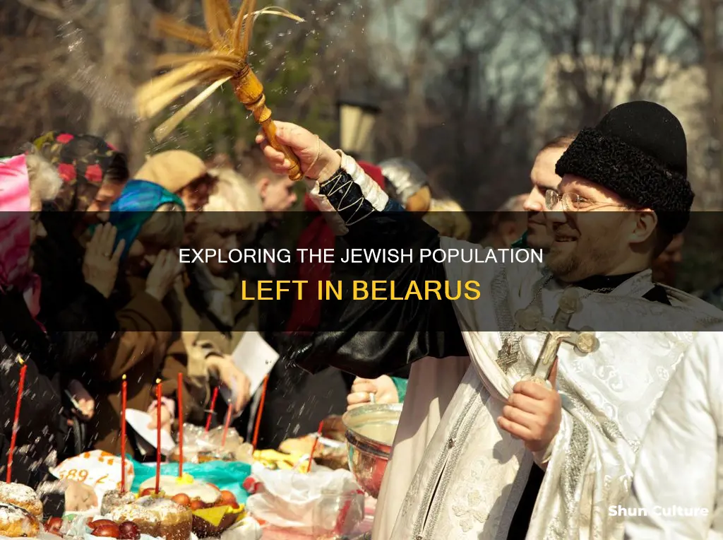 how many jewish people left in belarus