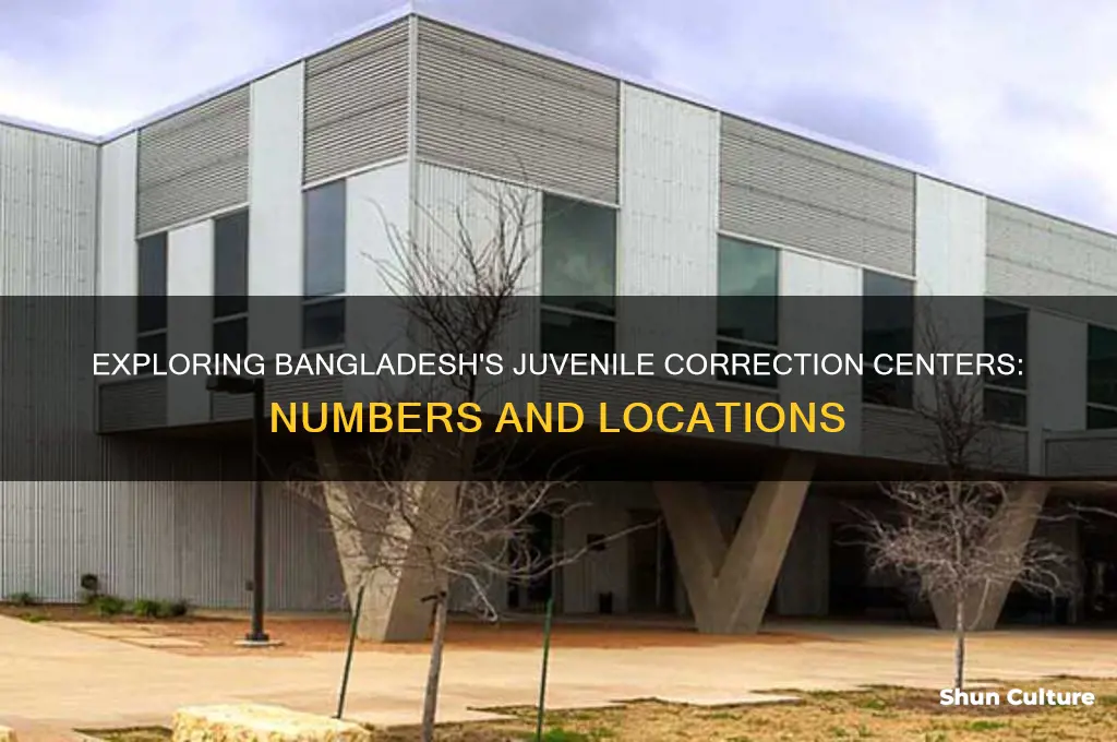 how many juvenile correction center in bangladesh