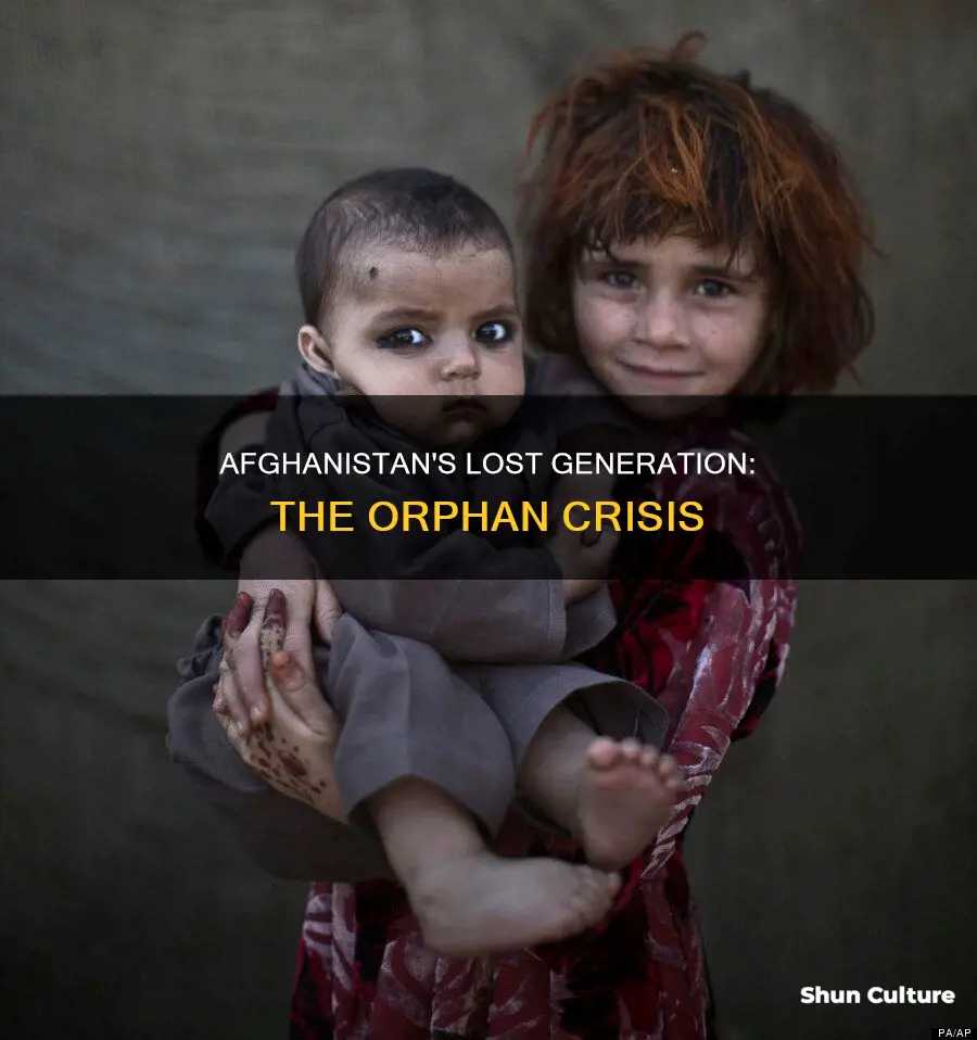 how many kids are orphaned in afghanistan