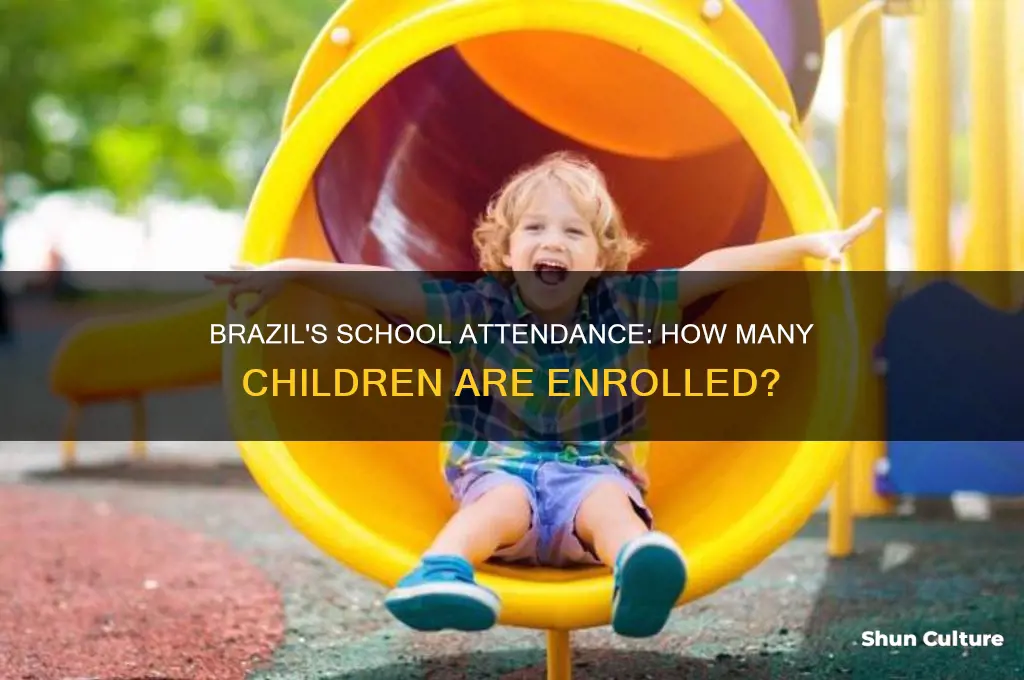 how many kids attend school in brazil