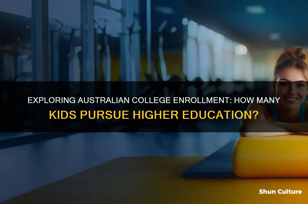 how many kids go to college in australia