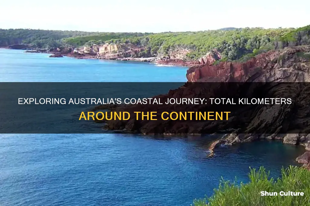 how many kilometers to go around australia