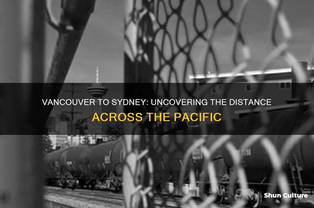how many km from vancouver to sydney australia