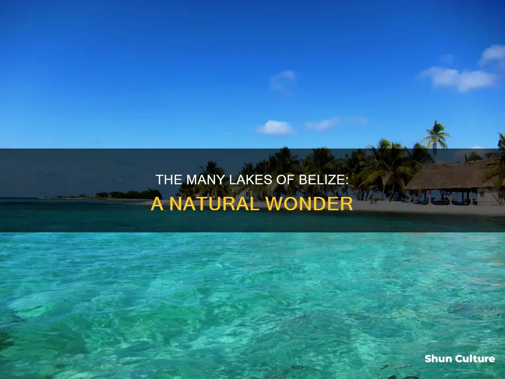 how many lakes in belize