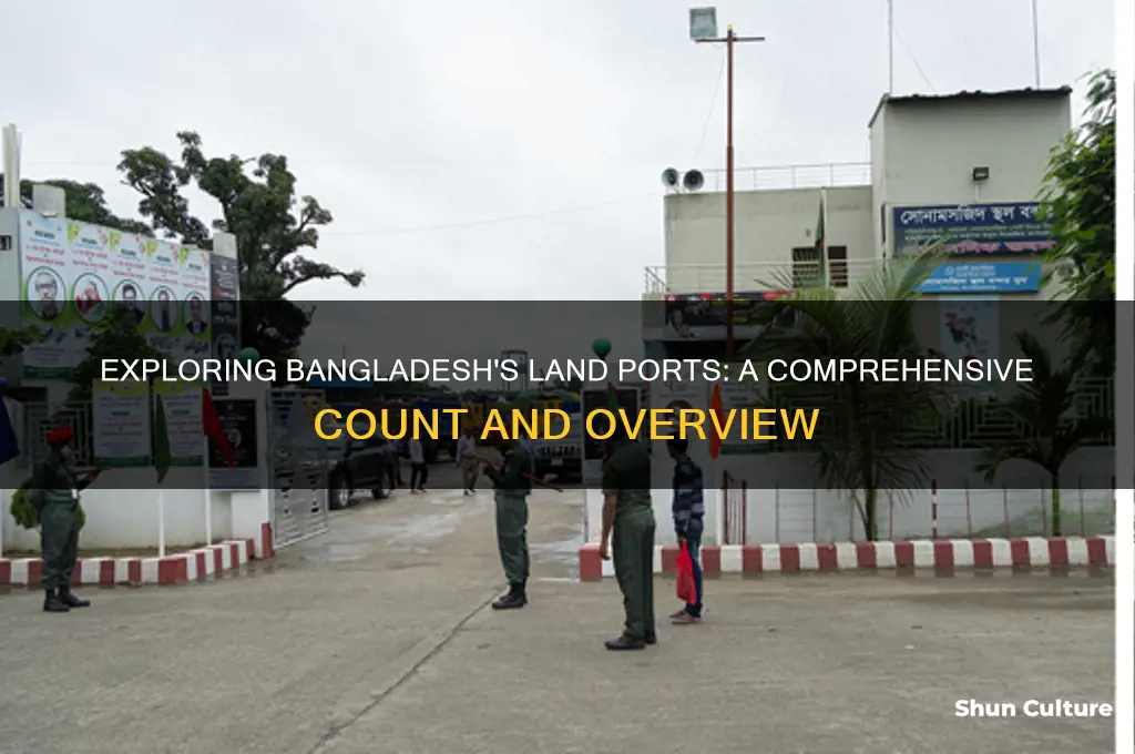 how many land port in bangladesh