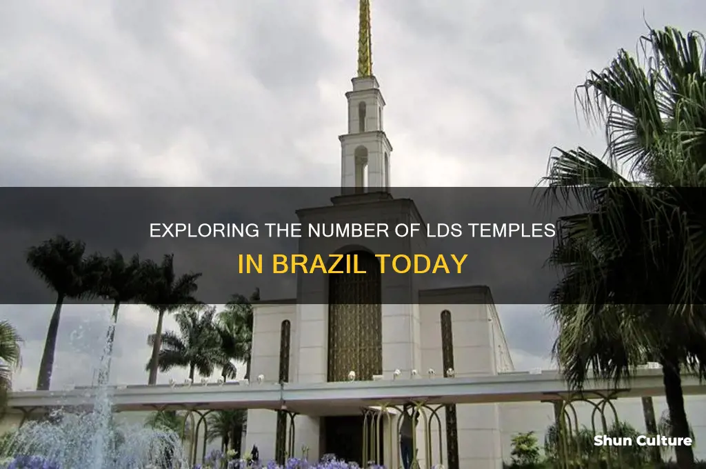 how many lds temples are in brazil