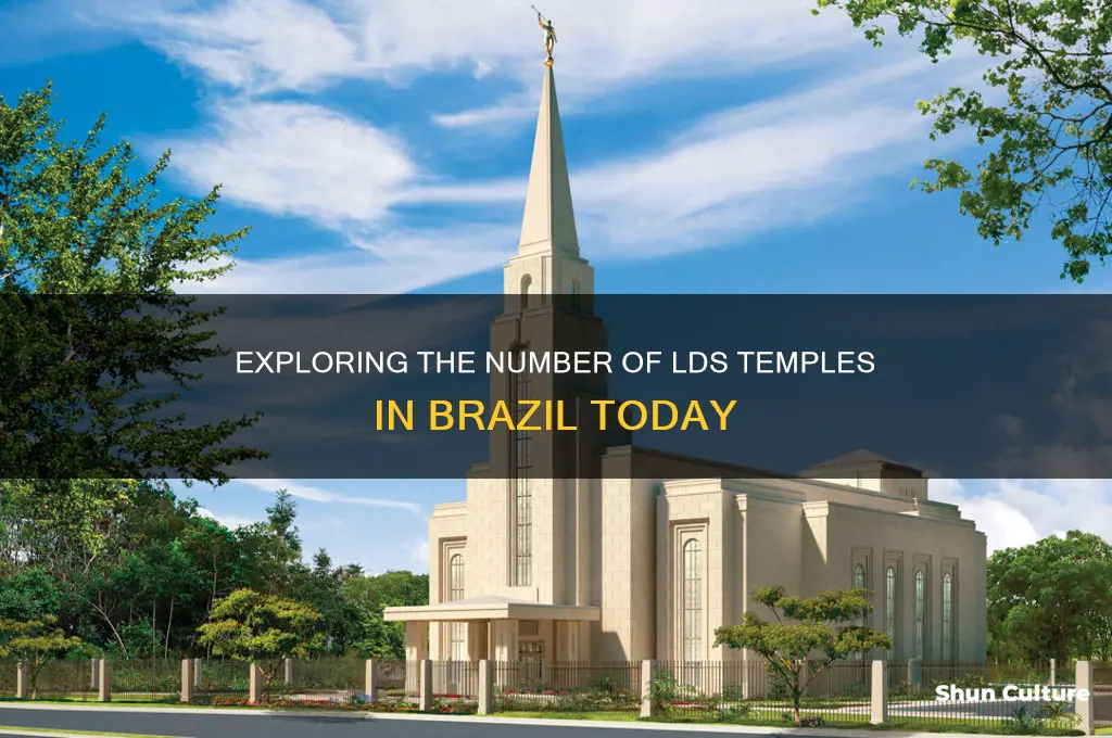 how many lds temples are there in brazil