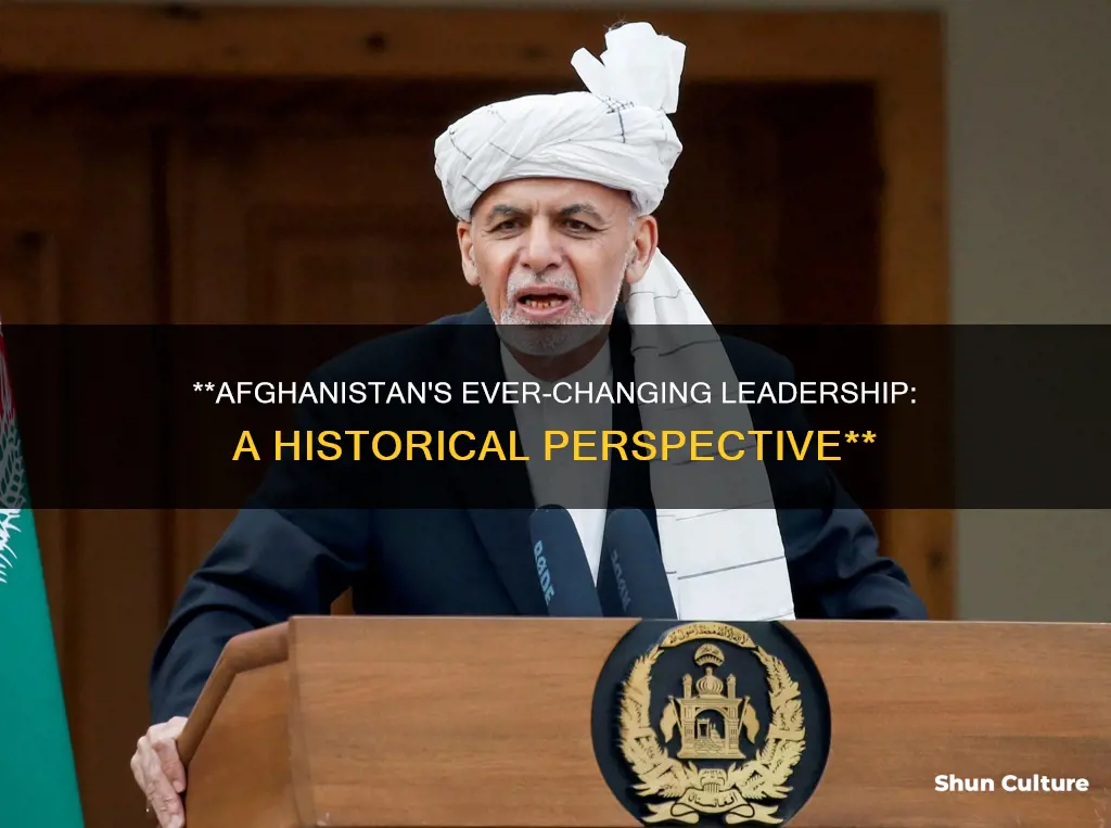 how many leaders has afghanistan