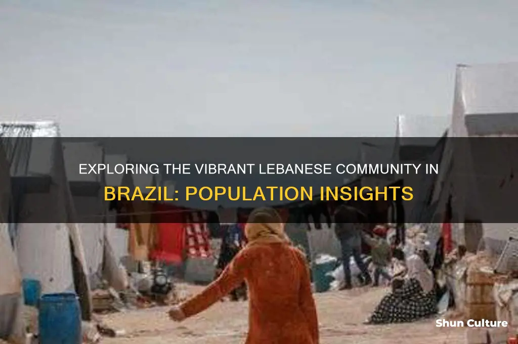 how many lebanese in brazil
