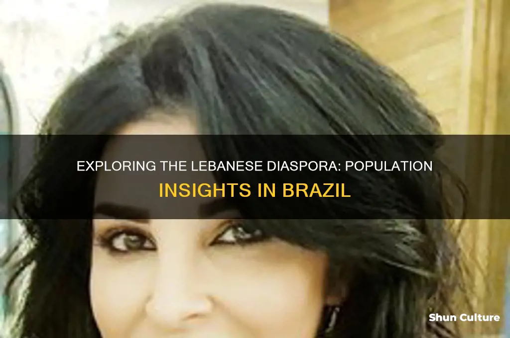 how many lebanese people in brazil