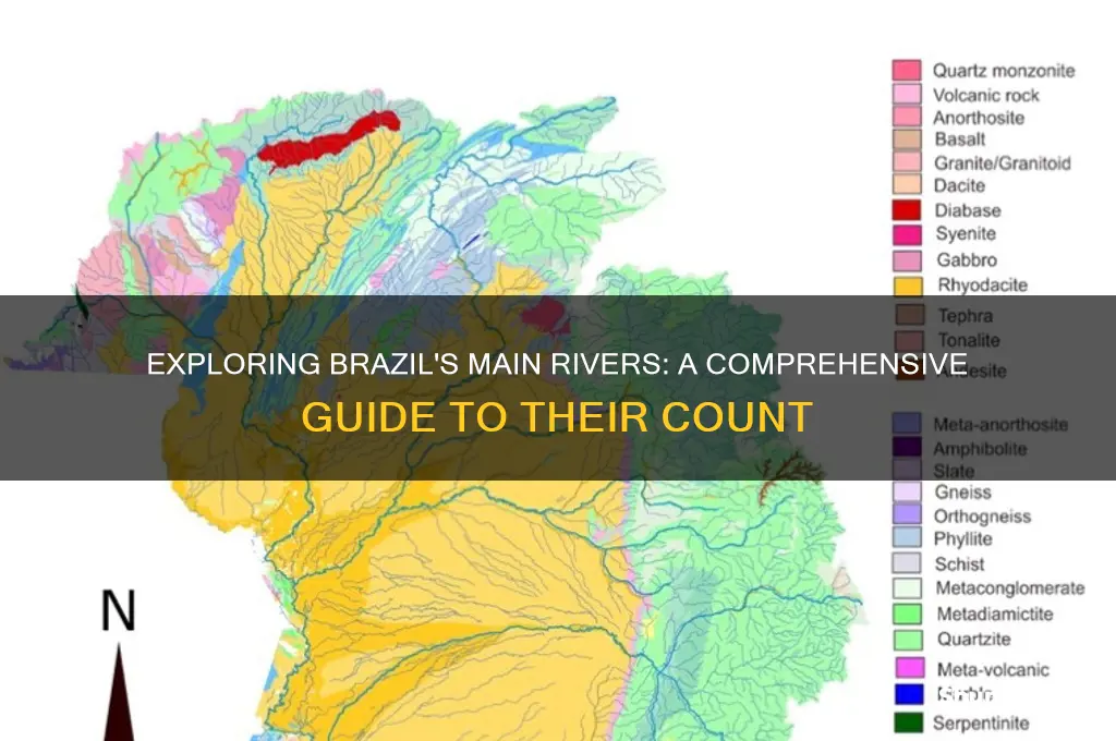 how many main rivers in brazil