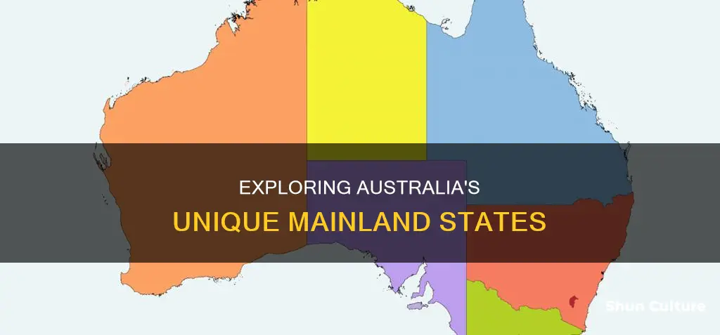 how many mainland states does australia have