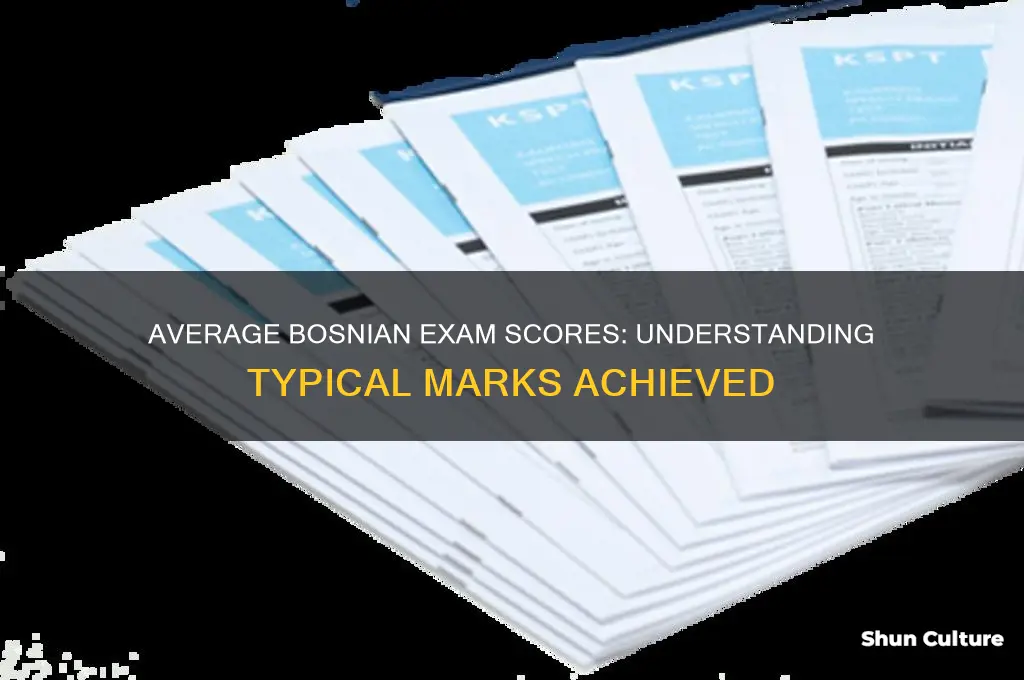 how many marks does an average bosnian make