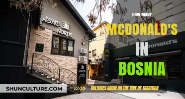 McDonald's Presence in Bosnia: Counting the Golden Arches Across the Nation