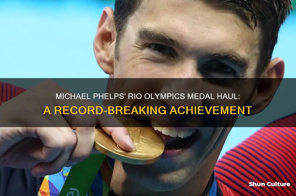 how many medals did phelps win in brazil