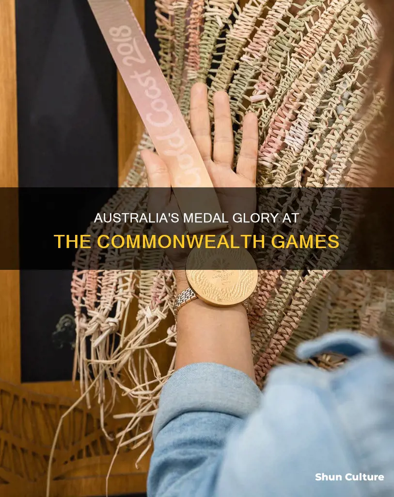 how many medals has australia won in the commonwealth games