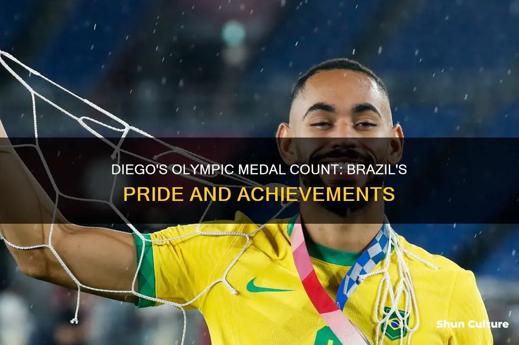 how many medals have diego win brazil