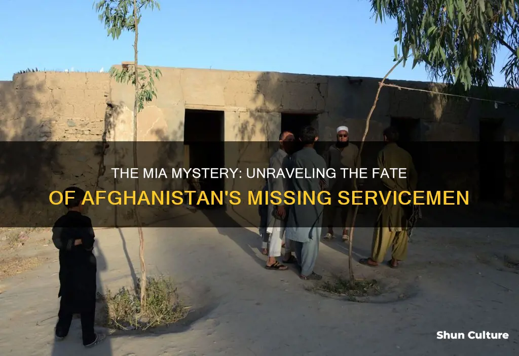 how many mia in afghanistan