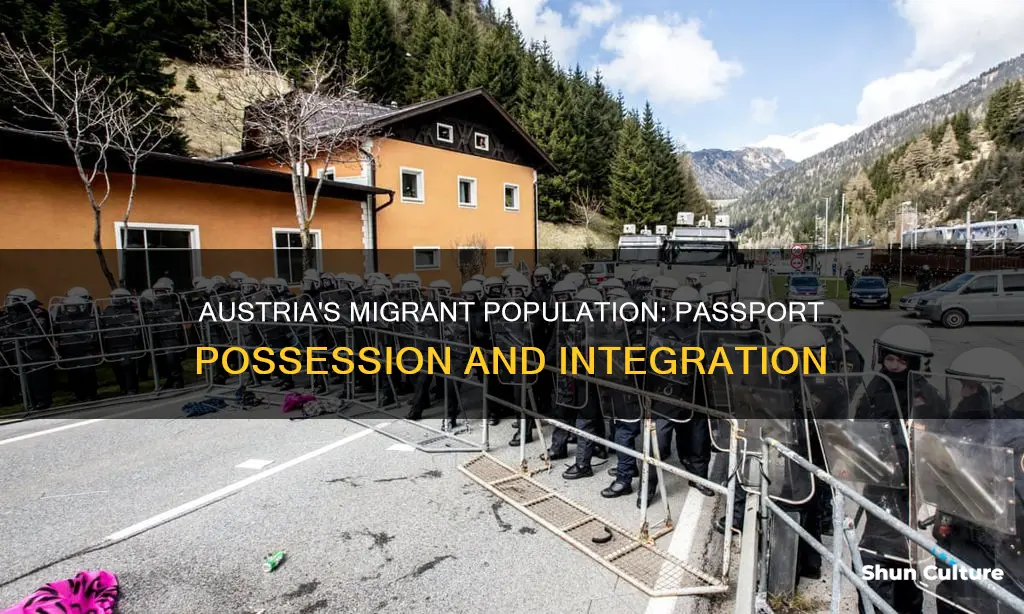 how many migrants have a austria passport