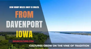 Distance from Davenport, Iowa to Brazil: A Travel Guide