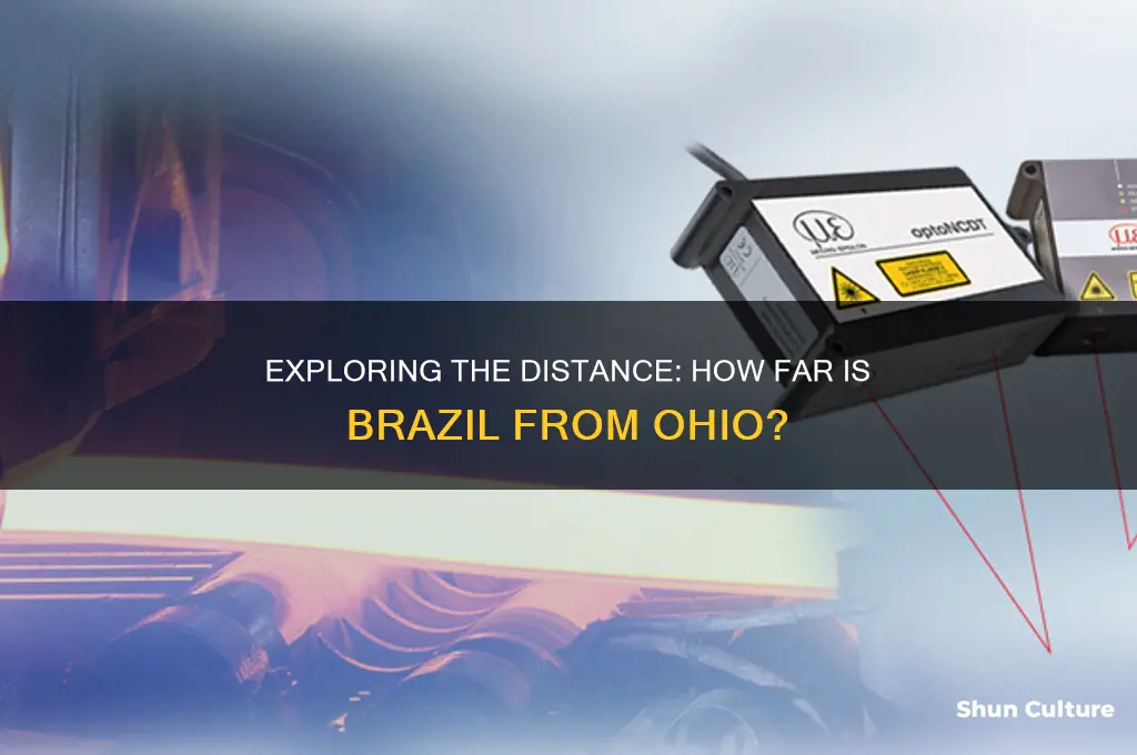 how many miles away is brazil from ohio