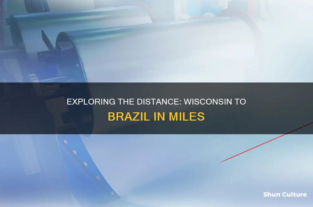 how many miles away is brazil from wisconsin
