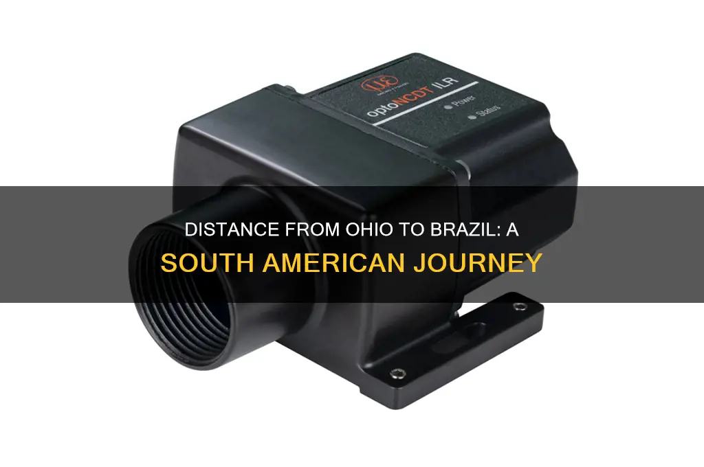 how many miles away is brazil south america from ohio