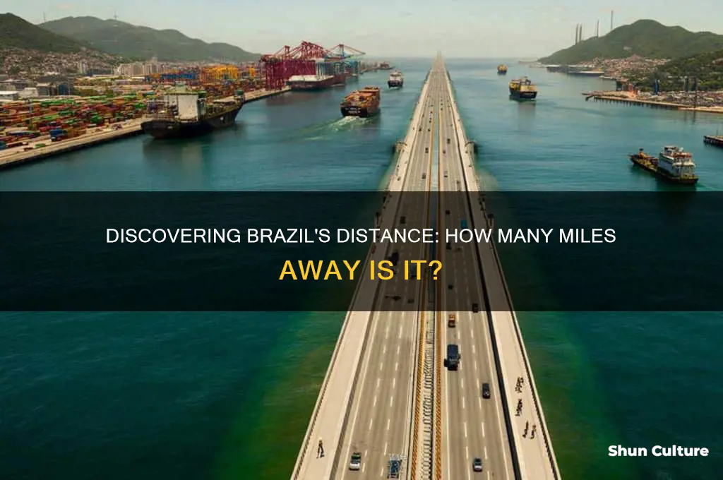 how many miles away is brazil