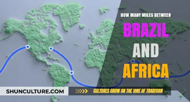 Distance Across the Atlantic: Brazil to Africa in Miles