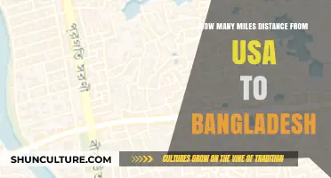 Exploring the Vast Distance: USA to Bangladesh in Miles