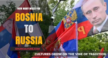 Exploring the Distance: Bosnia to Russia in Miles