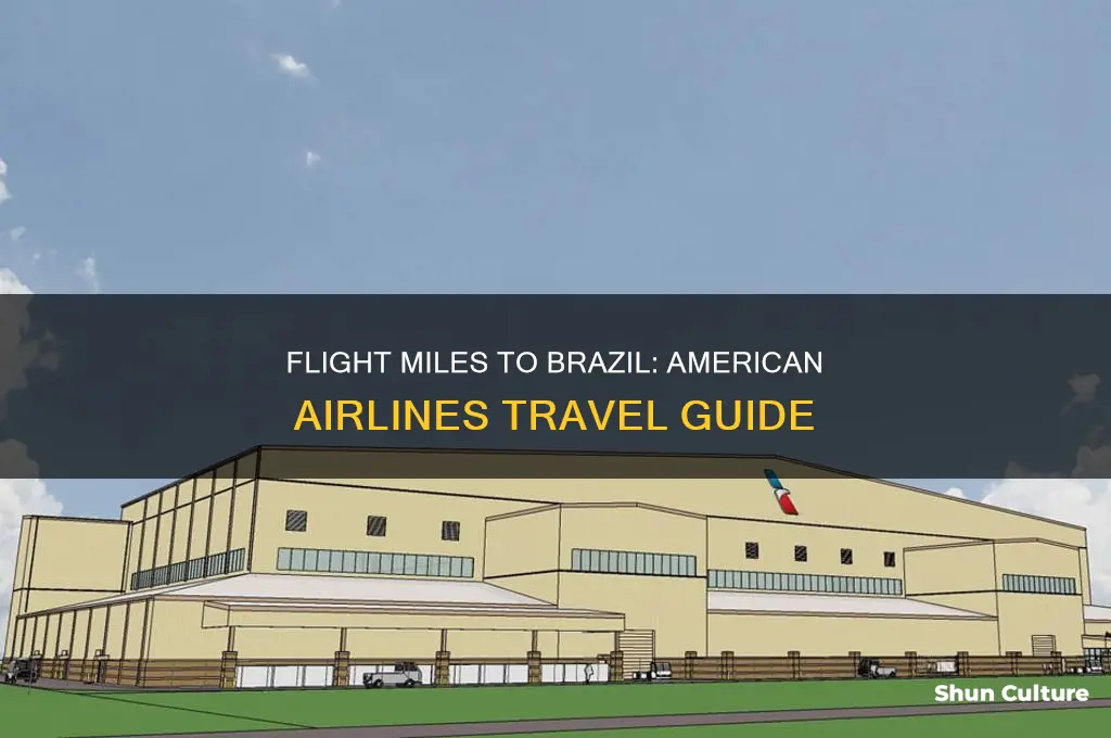 how many miles for flight to brazil american