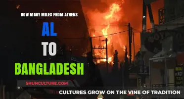 Athens, AL to Bangladesh: Calculating the Miles Between Continents