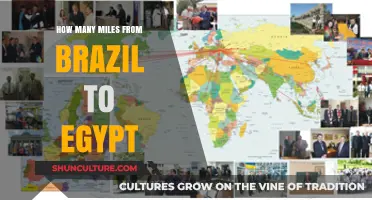 Exploring the Distance: Brazil to Egypt in Miles