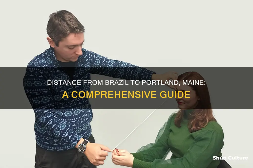 how many miles from brazil to portland maine
