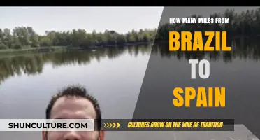 Exploring the Distance: Brazil to Spain in Miles