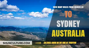 Denver to Sydney: Unveiling the Miles Between Two Iconic Cities