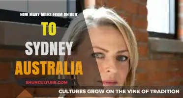 Detroit to Sydney: Unveiling the Miles Between Two Iconic Cities