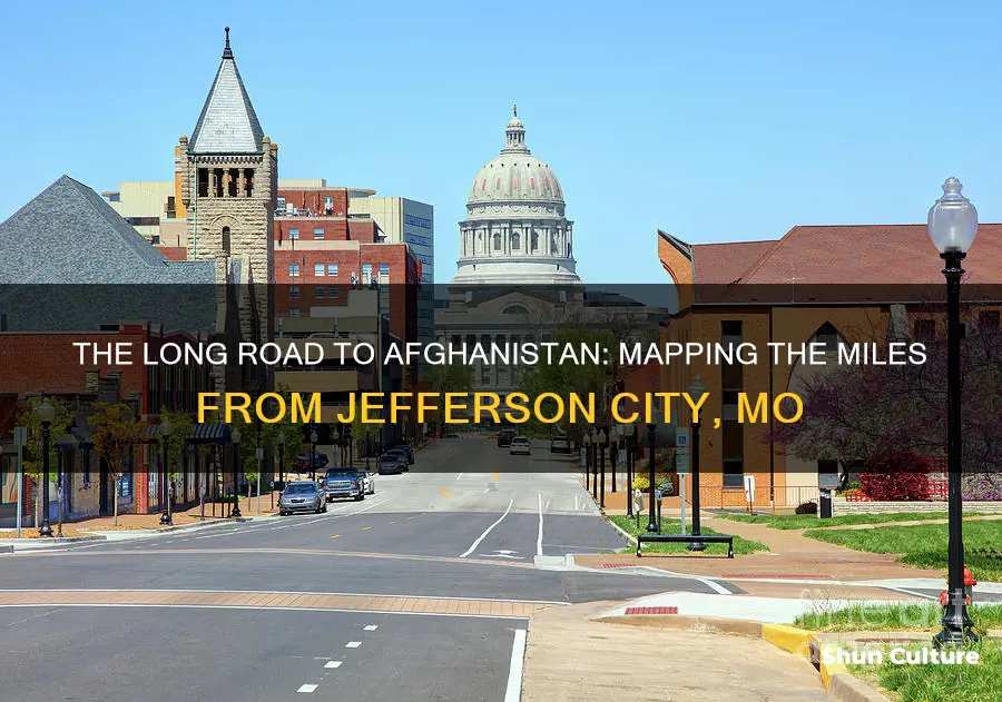 how many miles from jefferson city mo to afghanistan