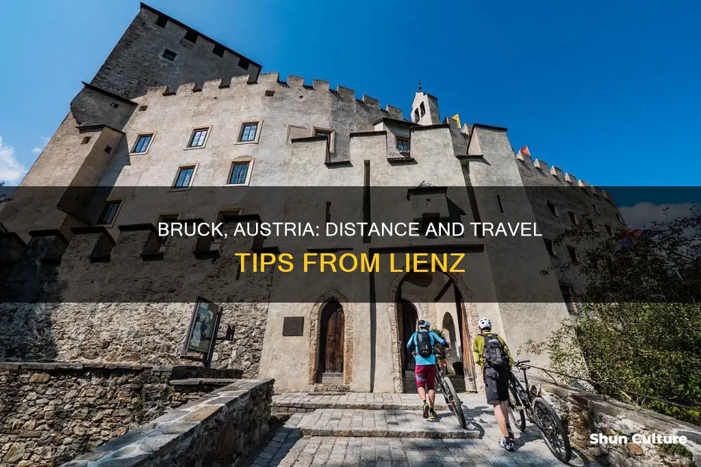 how many miles from lienz to bruck austria