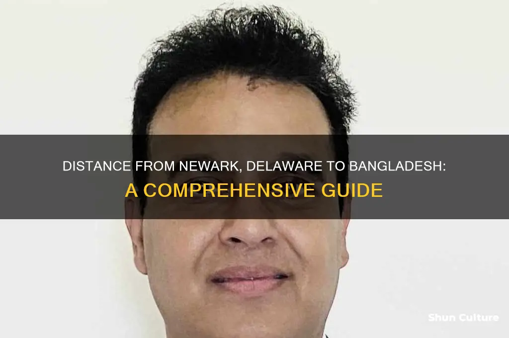 how many miles from newar delaware to bangladesh