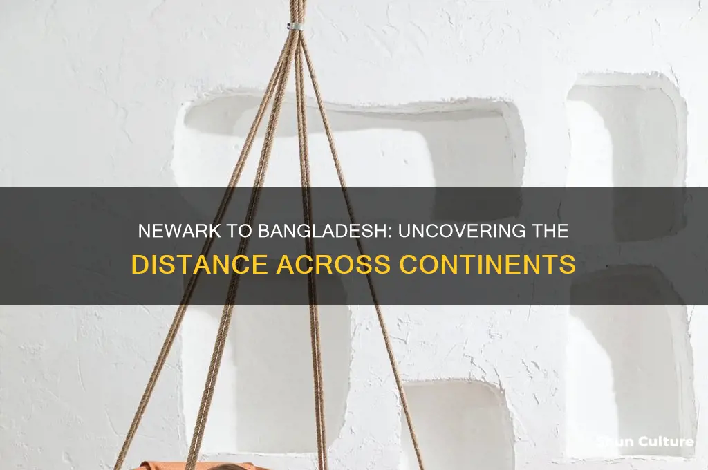 how many miles from newark to bangladesh