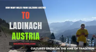 Salzburg to Ladinach: Austria's Distance Unveiled