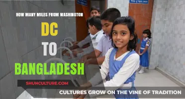 Exploring the Distance: Washington DC to Bangladesh in Miles