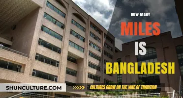 Exploring Bangladesh's Length: Total Miles from North to South